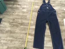 NEW ROUND HOUSE OVERALLS SIZE 40” x 32” DENIM OVERALLS