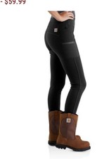 Carhartt 103609 - Women's Force Fitted Lightweight Utility Legging Size XS 0-2