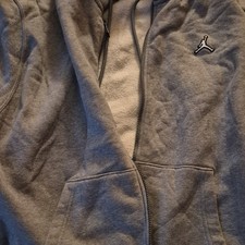 Jordan Air Jordan Mens Gray Full Zip Fleece H...