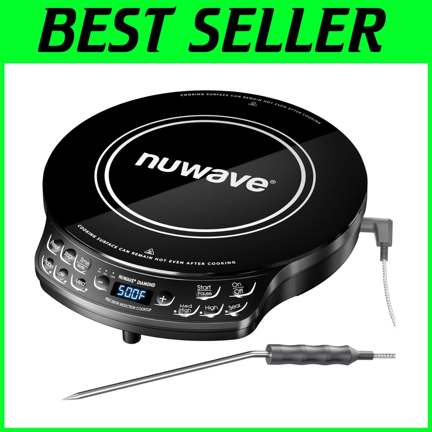 Safe & Convenient Induction Cooker - 91 Precise Temps