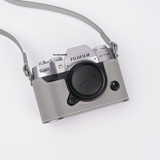 Half Case For Fujifilm XT50 Leather Insert X-T50 Camera Cover Kontice Handmade