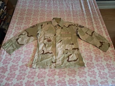 U.S. Air Force 3-Color Desert Camouflage Pattern Combat Coat Size Large-Regular 