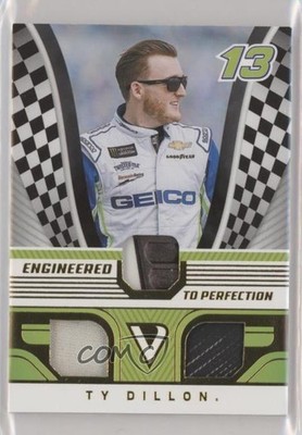 2018 Victory Lane Engineered to Perfection Triple Materials Gold Ty Dillon u0h