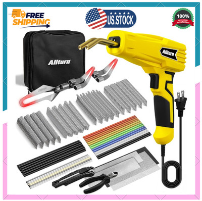 100W Plastic Welder Kit With Carry Case Ergonomic Handle Hot Tips And Staples