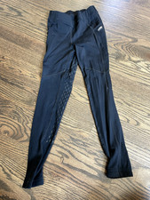 Girls  Kerrits  Riding Tights Breeches Black Medium