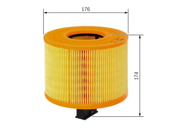 Bosch Luftfilter F 026 400 029 Filtereinsatz FüR BMW E92 E82 E93 E87 E81 X1 E91-image