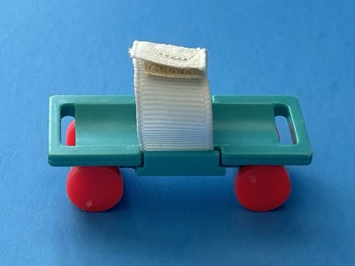 Gurney Stretcher Children’s Hospital Vintage Fisher Price Little People #931 GUC