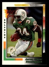 Aaron Craver 1992 Wild Card #20 Miami Dolphins FOOTBALL *079