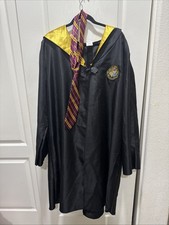 Harry Potter Gryffindor Robe Wizarding World Costume Adult One Size w/ Tie