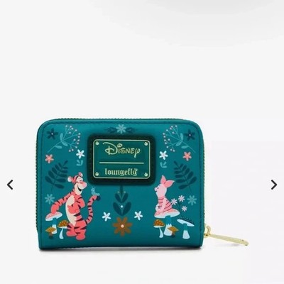 Loungefly Disney Winnie the Pooh Floral Small Zip Wallet - BoxLunch Exclusive