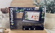 New Unused -Black Polaroid 7" Hi Resolution Digital Frame Photo