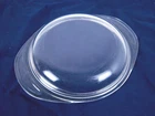 Clear Glass Pyrex 682-C Tab Handle 6.75" x 8.25" Casserole Bowl Lid