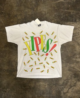 VTG Fruit Stripe Gum Promo T-shirt - White - Size- X-Large