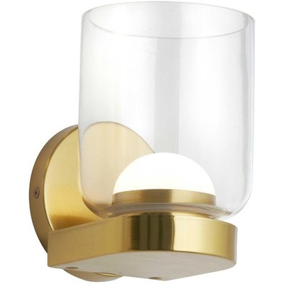 Dainolite Lighting NAD-510LEDW-AGB Nadine Wall Sconce Aged Brass