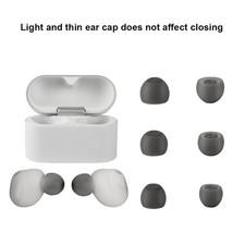 6pcs Silicone Ear Tips For Sony WF-1000XM6 Earcup Sleeve S/M/L In Ear Buds