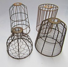 Wire lampshade industrial rustic Vintage Retro Old ceiling pendant light Shade