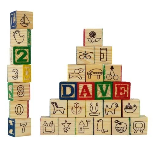 Abc wooden 2024 building blocks