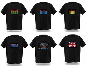 led equalizer shirt