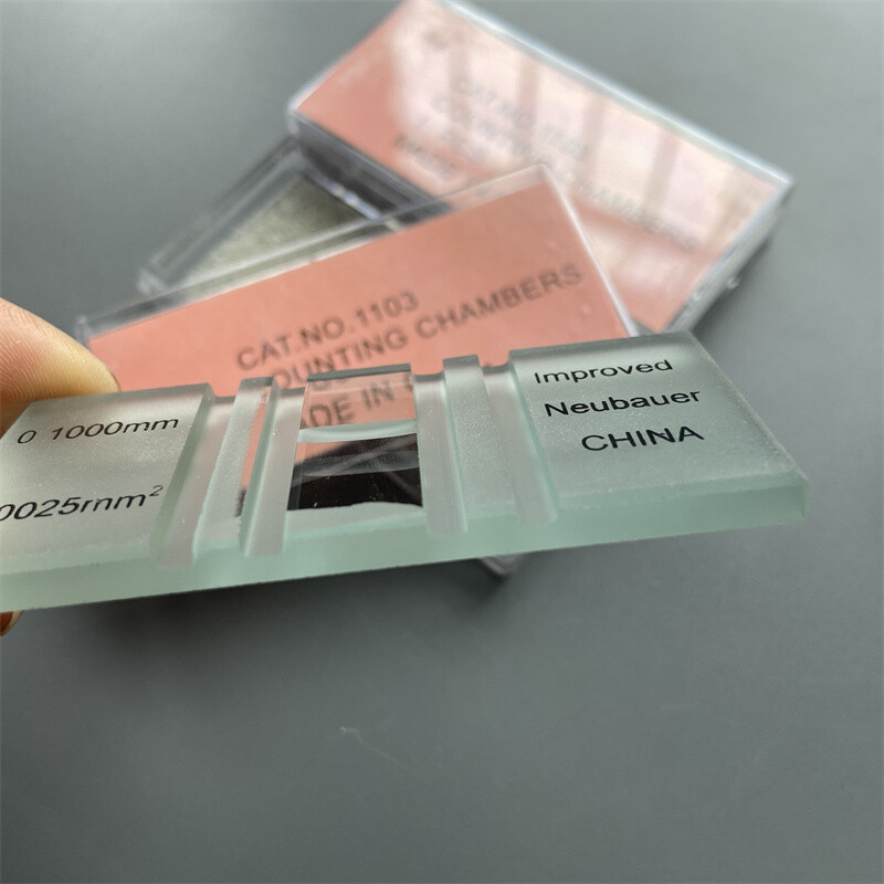 Dark Laboratory Neubauer Hemocytometer - Lab Cell Counter With Bright ...