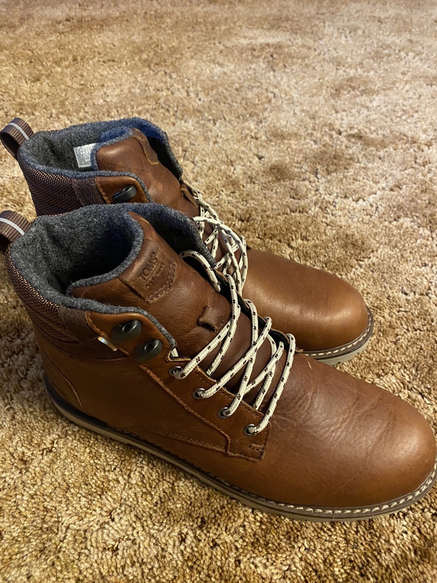 Toms Ashland 2.0 Mens Peanut Leather Casual Boots | eBay display picture 3