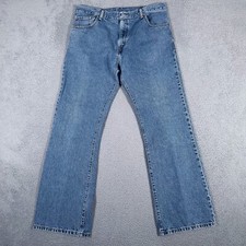 Levis Jeans Mens 36x32 Fits 35x31 517 Bootcut Denim Y2K Light Wash Western