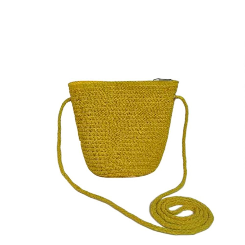 Straw Children Beach Bag Simple Single Shoulder Bag Straw Handbag Women