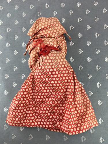 9 - G3 Old Grandma Folk Walnut Doll Vintage - Picture 3 of 13