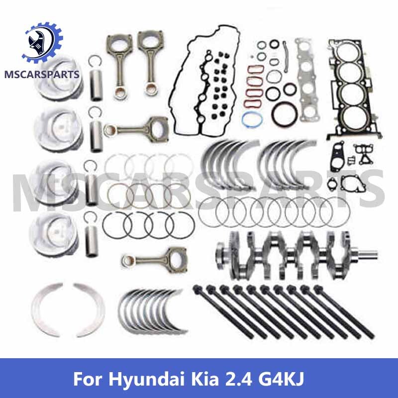 Fit Hyundai Kia 2.4 G4KJ Engine Rebuild Kit Crankshaft + Conrods & Bearing Sets