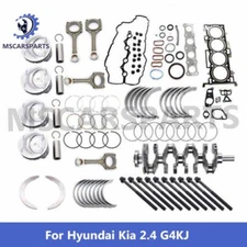 Fit Hyundai Kia 2.4 G4KJ Engine Rebuild Kit Crankshaft + Conrods & Bearing Sets
