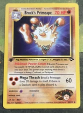 1st Edition Brock’s Primeape 35/132 - Gym Challenge - Near Mint