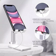 Adjustable Phone Holder Tablet Desktop Stand Desk Mount Cradle For iPhone iPad
