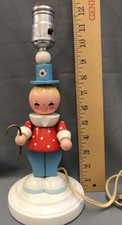 Vintage Wooden Bo Peep Nursery Lamp Nursery Plastics Inc See description