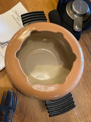 LIVOO Service à Fondue 6 Personnes 2.60L Blanc