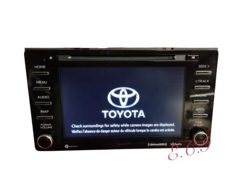 8614012560 TOYOTA OEM SIENNA 2018 2019 NAVIGATION RADIO HEAD UNIT - Picture 1 of 5