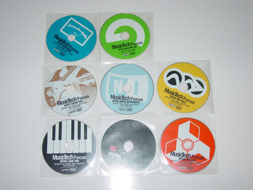 Lot of 8 Sample CDs DVDs: Fruity Loops, Ableton, Pro Tools Wavs, Bass Techno - Picture 1 of 1