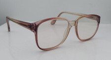 Vintage Madison Brown Oval Horn Rimmed Sunglasses Hong Kong FRAMES ONLY