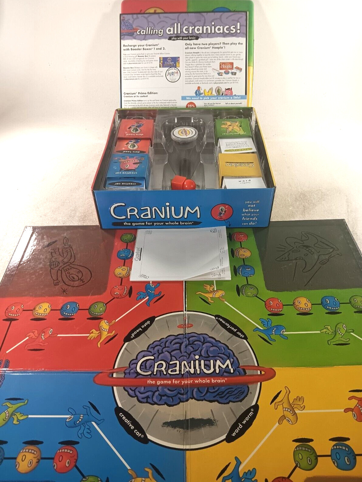 Cranium Board Game by Hasbro Limited Edition Tin Metal Box 2002