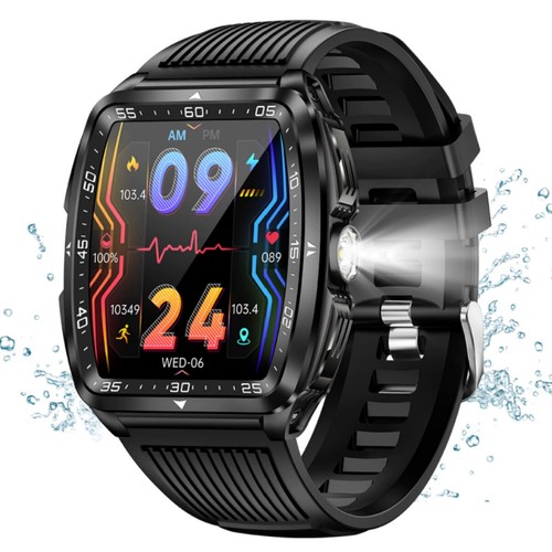Military Smart Watch For Men/Women (Answer/Make Calls) Tactical Fitness Tracker - Picture 6 of 26