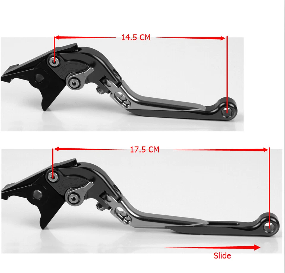 Folding Extendable Brake Clutch Levers For Husqvarna SM 610 /2008-2009-2010 Red - Изображение 4 из 4