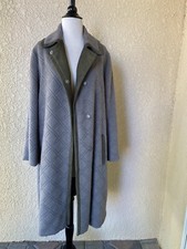 Agnona Alpaca Wool Fully Lined Coat Made In Italy Sz. 52