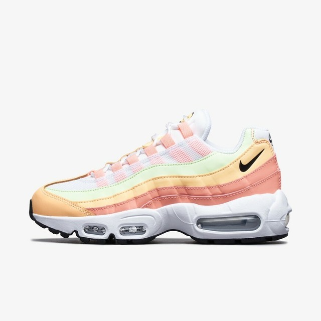 nike 95 pink and white