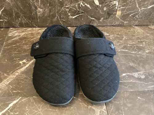 🔥VIONIC CARLIN ORTHOTIC BLACK QUILTED ADJUSTABLE STRAP SLIPPERS SLIDES  CLOGS 10 | eBay