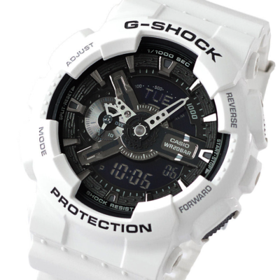 CASIO G-SHOCK GA-110GW-7AJF Big Case Analog Digital Watch White x