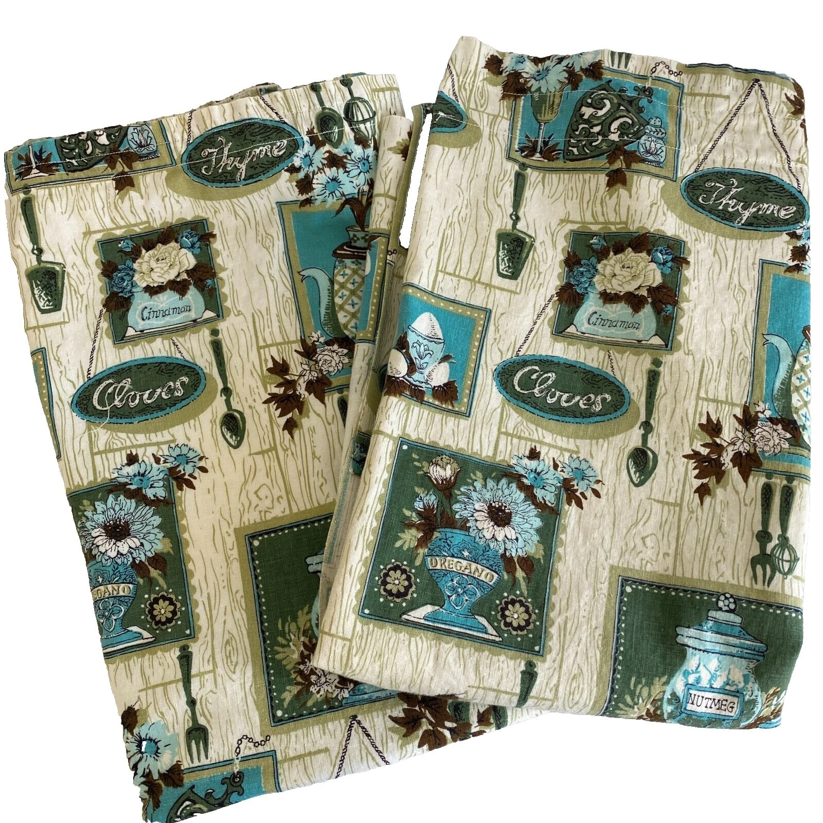 Mezcla de Algodón Cortinas de Ventana Handmade