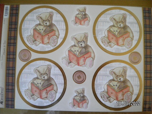 Beautiful Kanban Die Cut Toppers 'Albert & Tom' (X101)