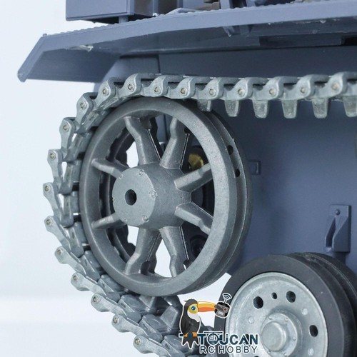 Henglong Customized 1/16 StugIII RTR RC Tank Infrared 3868 7.0 Metal Track Wheel - Picture 13 of 18