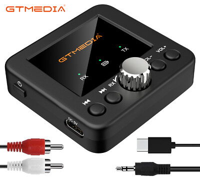 Bluetooth 5.0 Transmitter Empfänger Stereo Audio Musik Adapter Receiver Sender