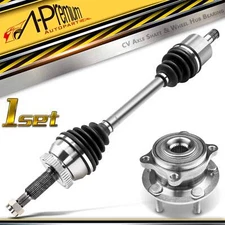 A-Premium CV Axle Shaft + Wheel Hub & Bearing Front Left for Hyundai Santa Fe