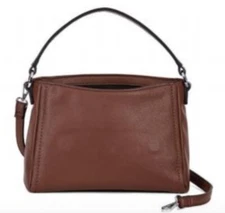 NEW MAGNOLIA AND VINE VERSA SIGNATURE Brown Crossbody Handbag Purse