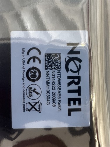 New Sealed Nortel Networks NTDW63BAE5 100 Base-T Adapter L81 - Picture 3 of 3